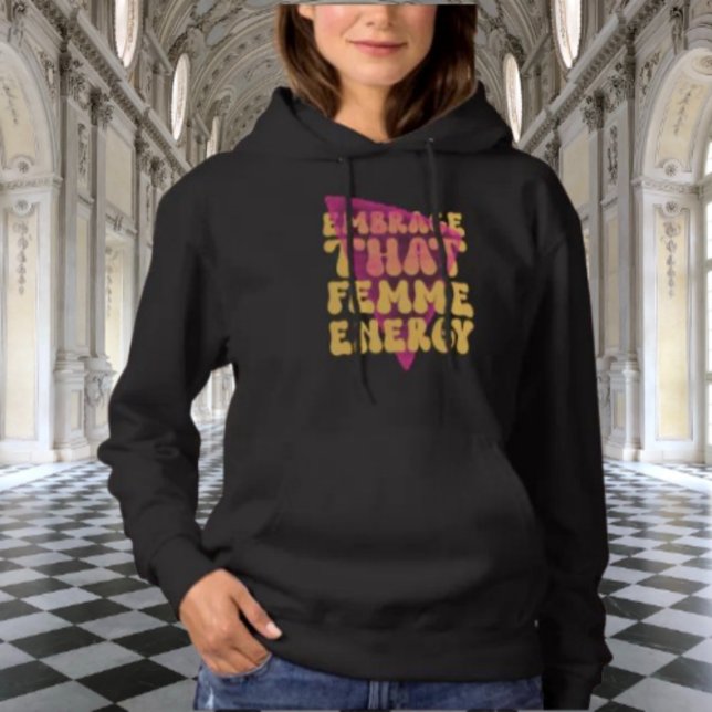 Moletom Abraçar Esse Femme Energy Hoodie (Criador carregado)