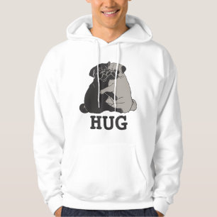 Moletom Abrace os Pugs para Amante de Cães Pug Lover & Tre