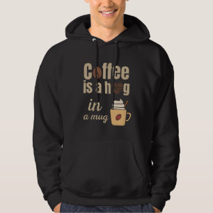 Moletom Abraço numa caneca amante de café engraçado