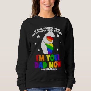 Moletom Abraços de Pai Grátis Mês do Orgulho LGBT LGBTQ Ur