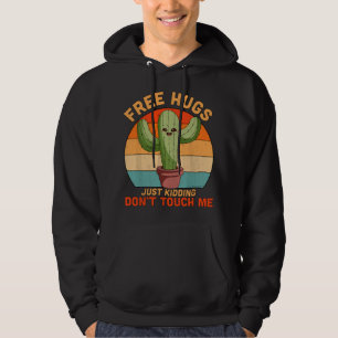 Moletom Abraços Gratuitos Apenas Toque Não Me Toques Cactu