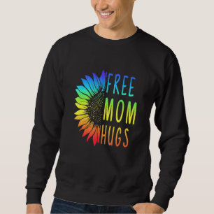 Moletom Abraços-Mãe Livres - Lgbt Rainbow Sunflower