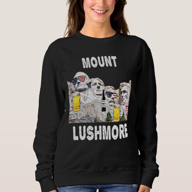 Moletom Abraham Drinkin Ben Drankin Monte Rushmore Usa 2 (Frente)