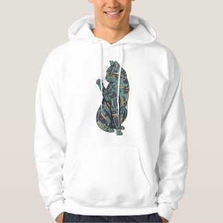 Moletom Abstract futuristic cat design