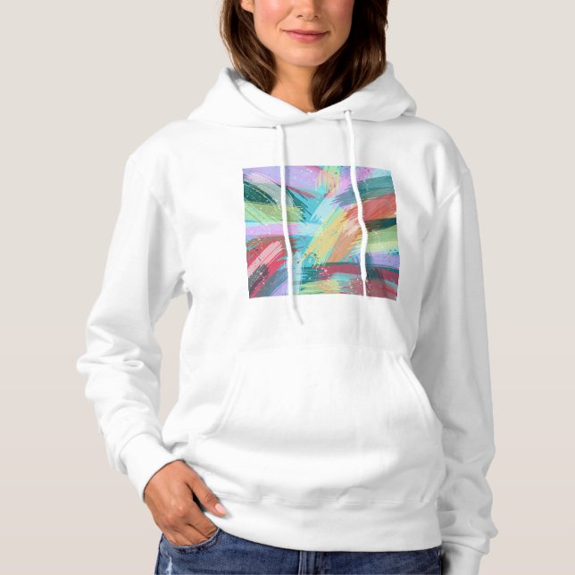 Moletom Abstrato Art Pastel (Frente)