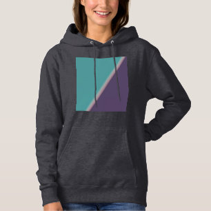 Moletom Abstrato Art Turquoise Roxo