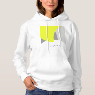 Moletom Abstrato Art Yellow Cinza White