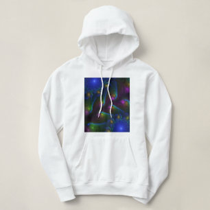 Moletom Abstrato Moderno Trippy Fractal Luminoso Colorido