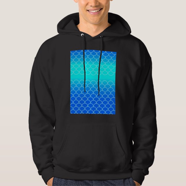 Moletom Abstrato Rainbow Fish Scales (Frente)