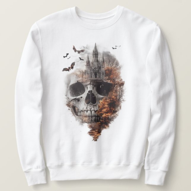 Moletom Abstrato Skull Art Sweet (Frente do Design)