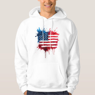 Moletom Abstrato Splash - Bandeira Americana