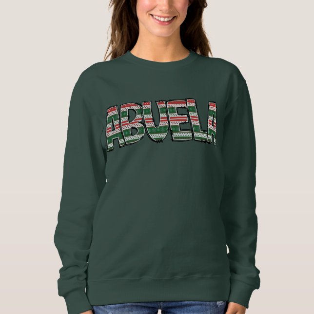 Moletom Abuela Christmas Sweatshirt (Frente)
