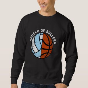 Moletom Abuelo De Balas Engraçado Abusivo De Voleibol