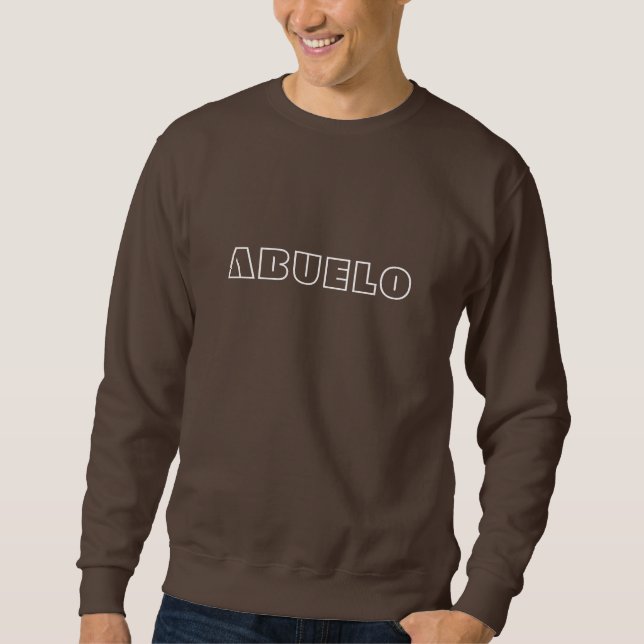 Moletom Abuelo do sudadera de "ABUELO" (camisola de (Frente)