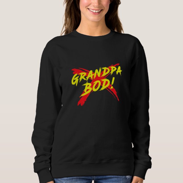 Moletom Abuelo Hombre Peso Ejercicio Gimnasio Gra (Frente)