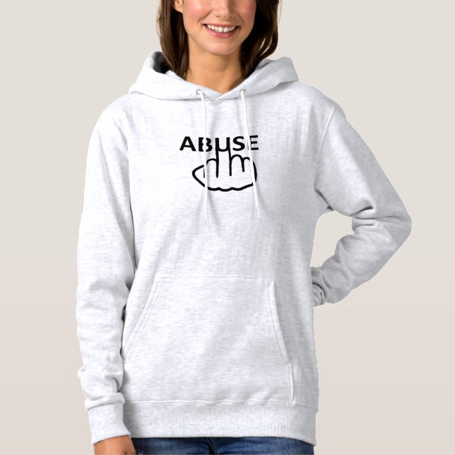 Moletom Abuso de Hoodie é horrível (Frente)