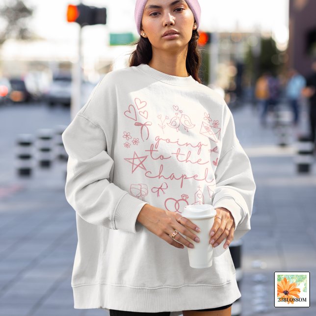 Moletom Acaba de Ficar Noiva na Capela (Criador carregado)