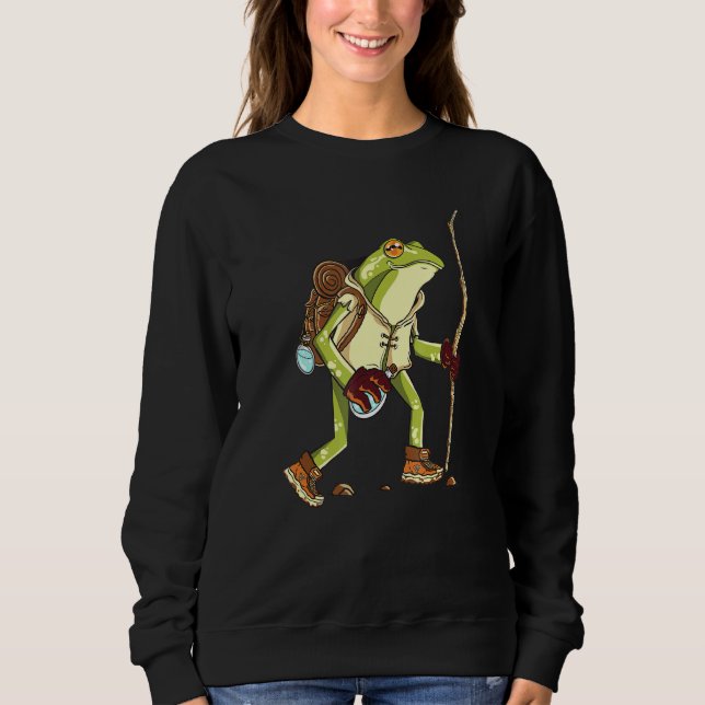 Moletom Academia Witchy Cottagecore Sapo (Frente)