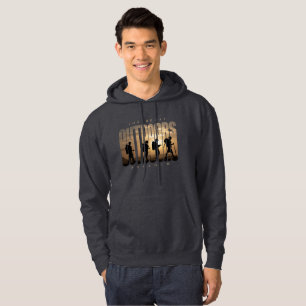 Moletom Acampamento ao ar livre   Hoodie de uso masculino