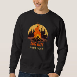 Moletom Acampamento Burt Lake Michigan