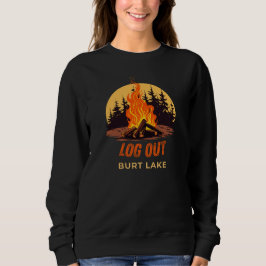 Moletom Acampamento Burt Lake Michigan