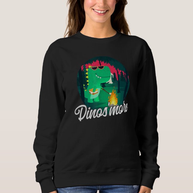 Moletom Acampamento de Cachorro Dinosmore Campfire Smore M (Frente)