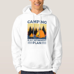 Moletom Acampamento é meu plano de aposentadoria Engraça
