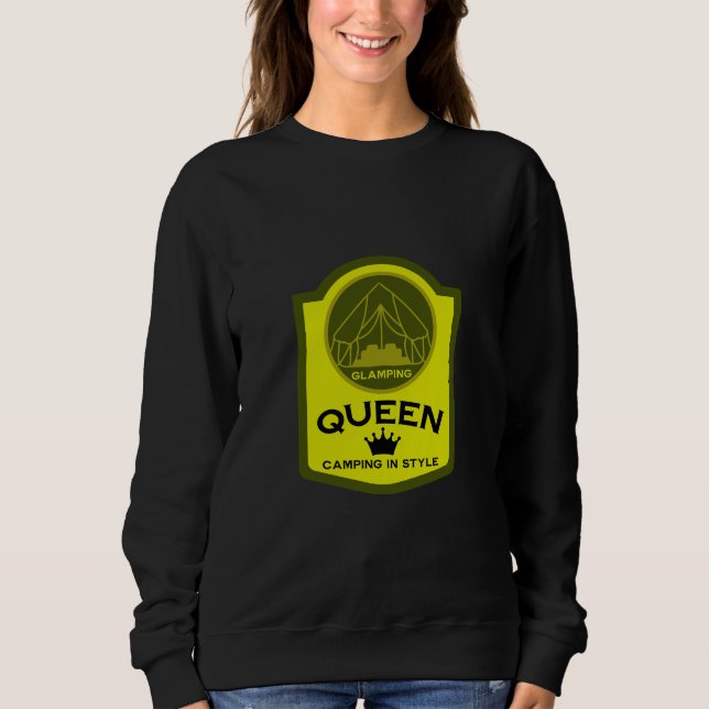 Moletom Acampamento Rainha De Luz Ao Estilo (Frente)