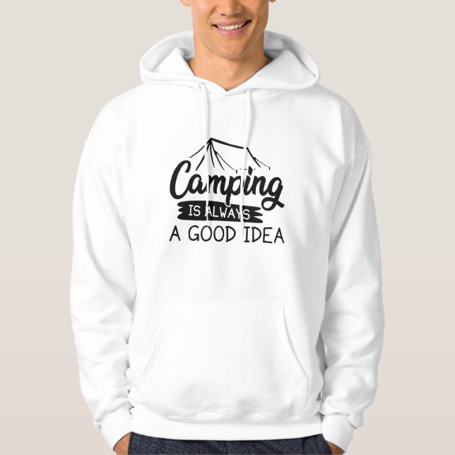 Moletom Acampar é sempre uma boa ideia (Frente)