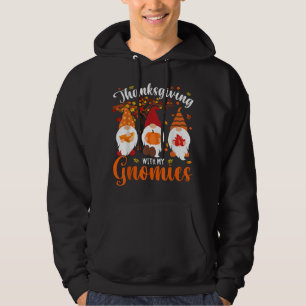Moletom Ação De Graças Com Meus Gnomos Engraçados Gnomos D
