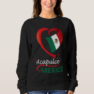 Moletom Acapulco Guerrero México Sinalizador do Coração Me