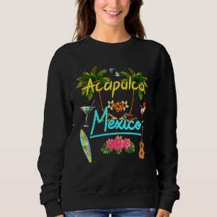 Moletom Acapulco Mexico Beach Summer Palm Surf Sun Set Pal