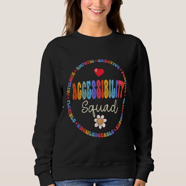Moletom Accessibility Squad Special Education Teacher Spec (Frente)