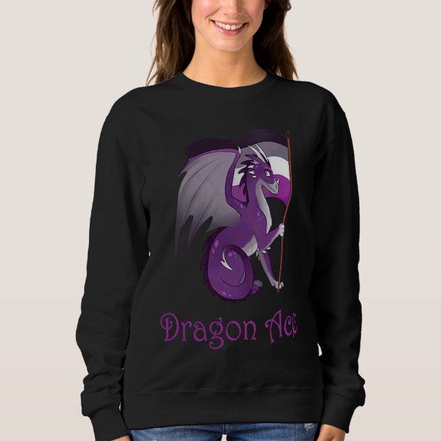 Moletom ACE Dragon  Asexual LGBT Dragon (Frente)
