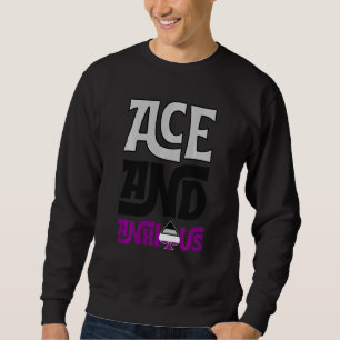 Moletom Ace E Ansioso Orgulho Asexual, Bandeira Engraçado