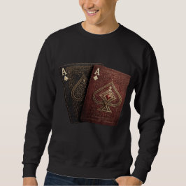 Moletom Ace of Spades Playing Cards Graphic Sweatshirt