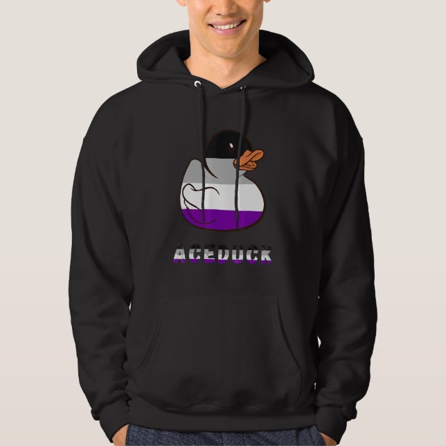 Moletom Ace Rubber Duck Asexuality Pride Rubber Ducker A (Frente)