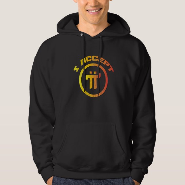 Moletom Aceito Criptografia Cripto-Moeda de Pi Network Pio (Frente)