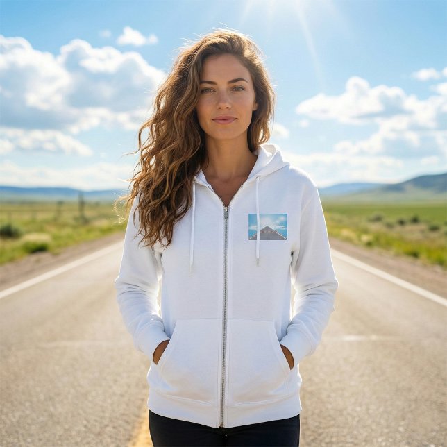 Moletom Acesso Bloqueado à Barreira Rodoviária Vermelha e  (Criador carregado)