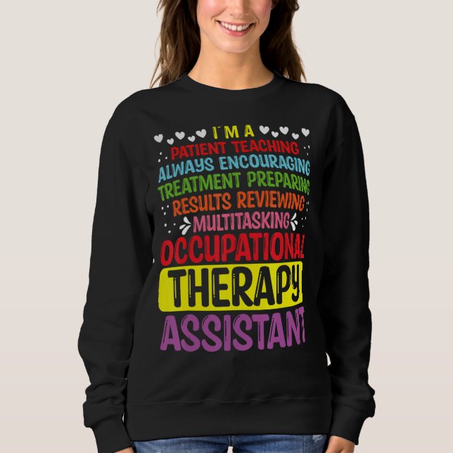 Moletom Acessoi do Assistente de Terapia Ocupacional (Frente)