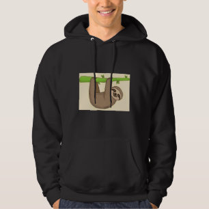 Moletom Acessório de Roupa-Impressão de Fixação do Sloth n