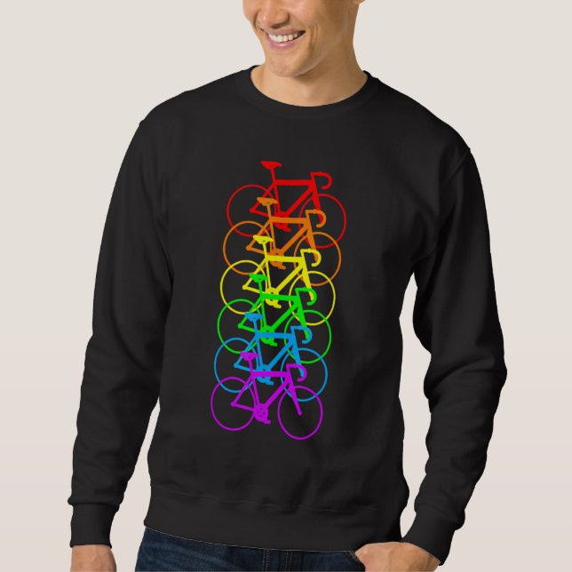 MOLETOM ACESSÓRIOS DE CICLAGEM MULHERES CICLISTAS TRIATHLO (Frente)