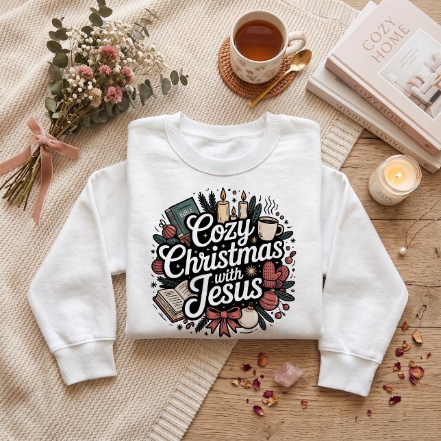 Moletom Aconchegante com Jesus, Natal  (Criador carregado)