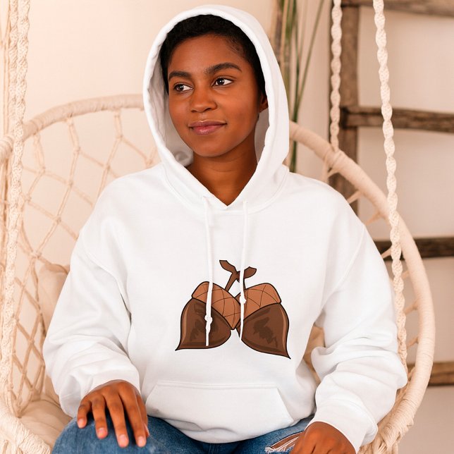 Moletom Acorns Rustic Autumn Nature (Criador carregado)