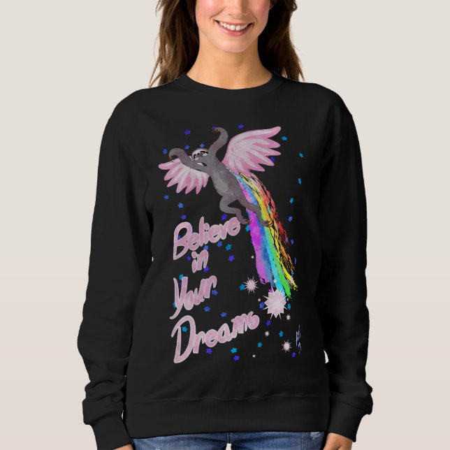 Moletom Acredite em seus sonhos. (Frente)