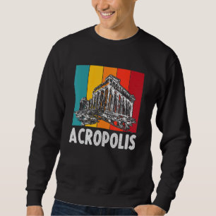 Moletom Acrópole Parthenon na Grécia Atenas com Pe grego