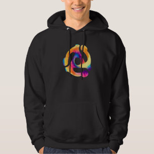 Moletom Adaptador de Disco 45 RPM Tie Dye Retro Vinil Pres