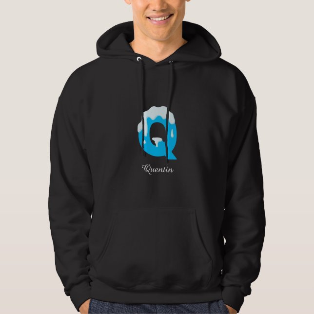 Moletom Add your name to your hoodie (Letter Q) (Frente)