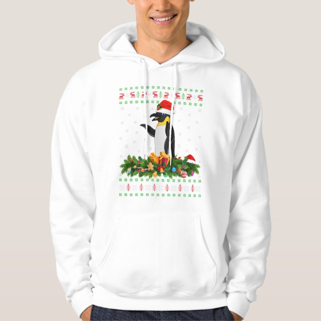 Moletom adelie penguin bird lover feio adelie penguin chri (Frente)