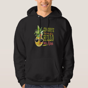 Moletom Adeus Plano de Lição Olá Sun Tan Tee Pineapple Te